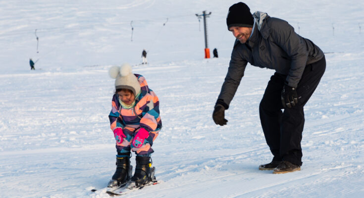 Skiing in Húsavík