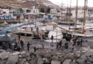 Filming in Húsavík, Iceland