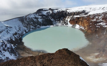 Víti crater at Askja Volcano