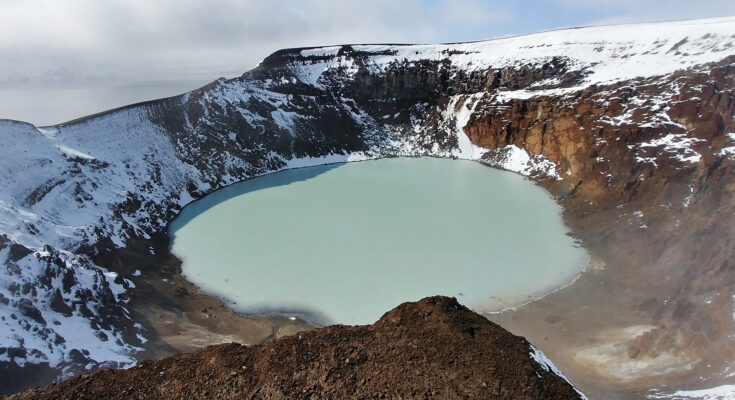 Víti crater at Askja Volcano